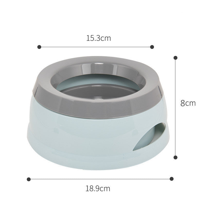 Water Bowl Traveling Car Bowl Anti-skid Splash-proof