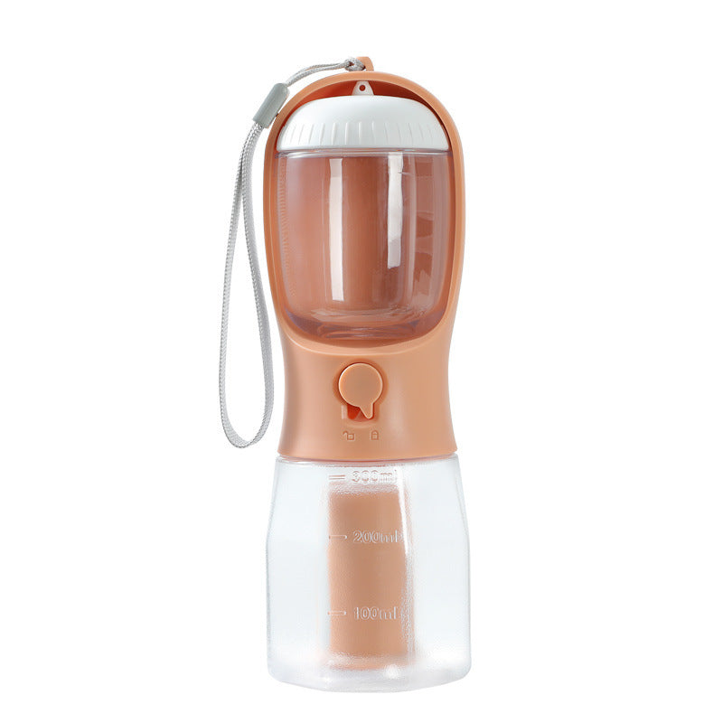 3-in-1 Portable Pet Water Bottle – Hydrate, Feed & Clean on the Go