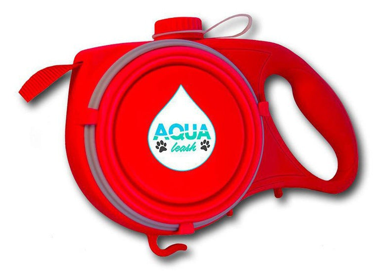 Retractable Dog Leash with Foldable Bowl