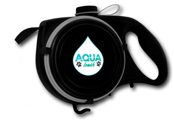 Retractable Dog Leash with Foldable Bowl
