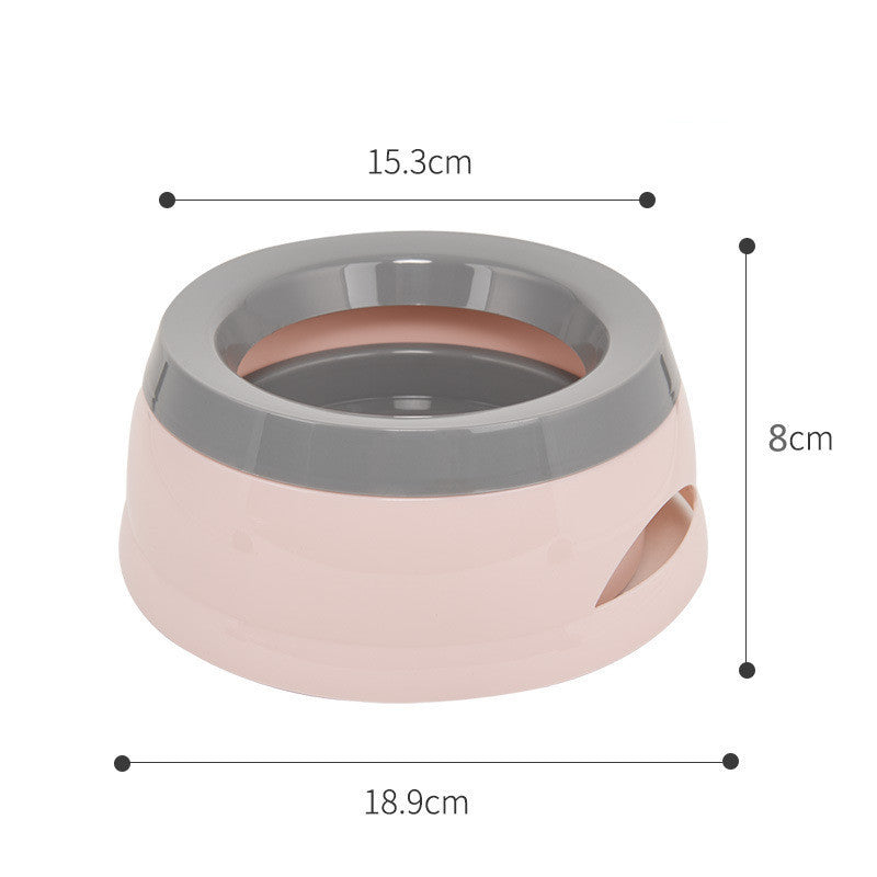 Water Bowl Traveling Car Bowl Anti-skid Splash-proof