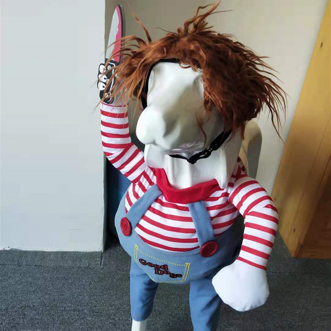 Red Hair Halloween Pet Dog Costume