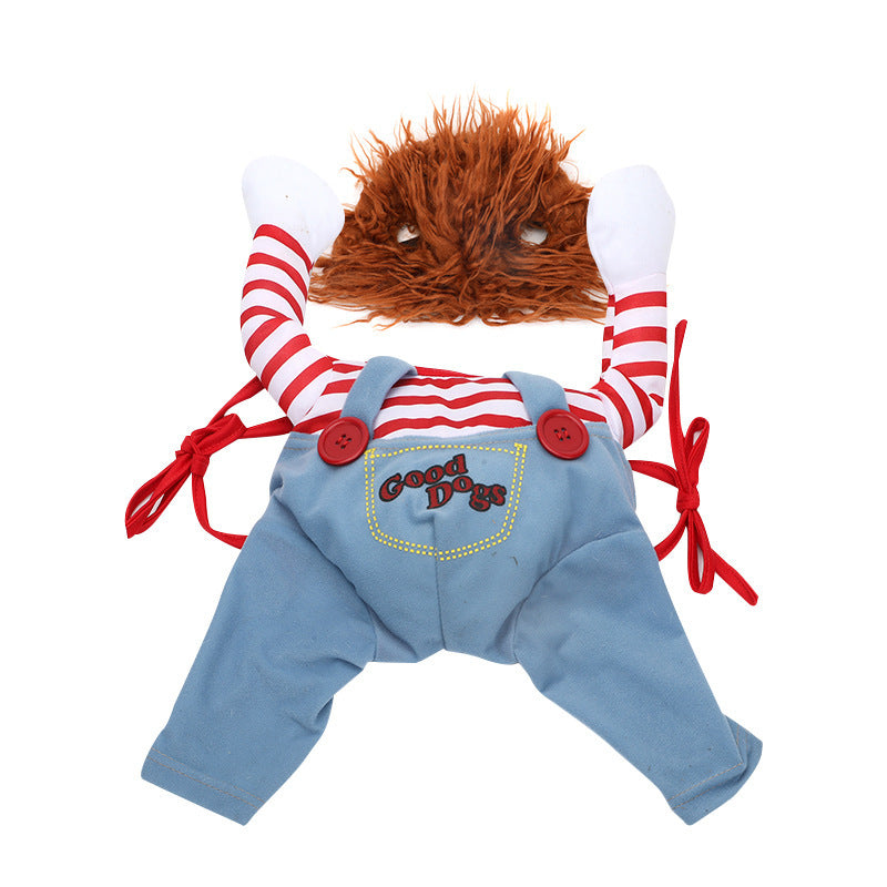 Red Hair Halloween Pet Dog Costume
