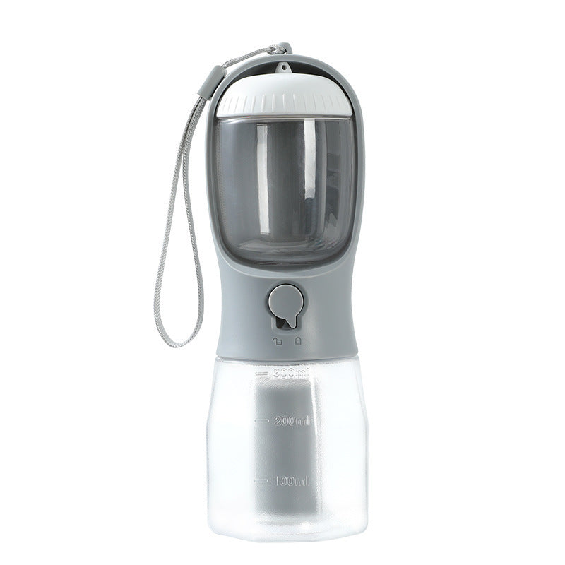 3-in-1 Portable Pet Water Bottle – Hydrate, Feed & Clean on the Go