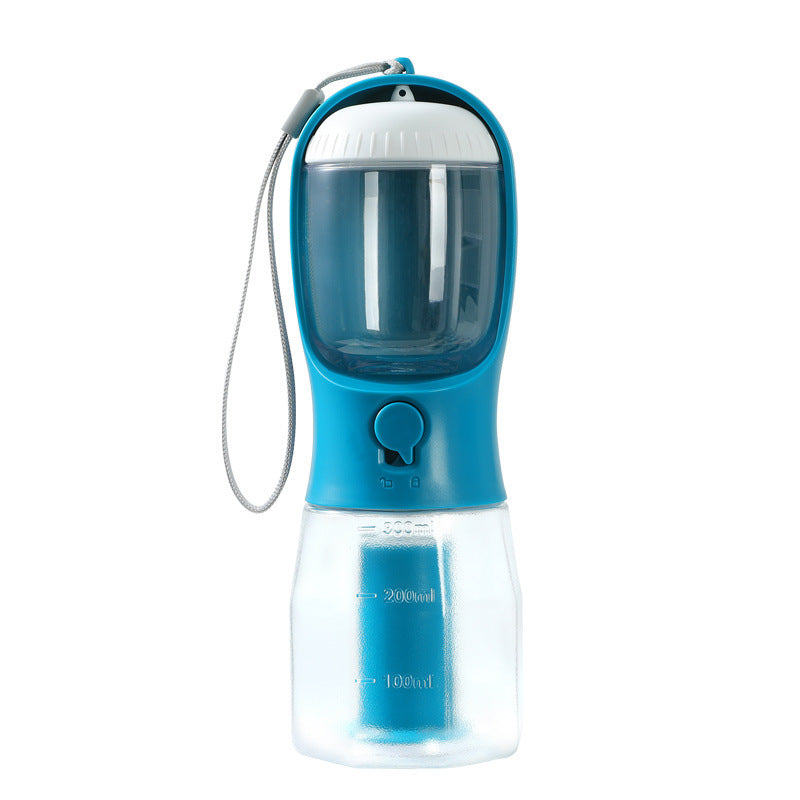 3-in-1 Portable Pet Water Bottle – Hydrate, Feed & Clean on the Go