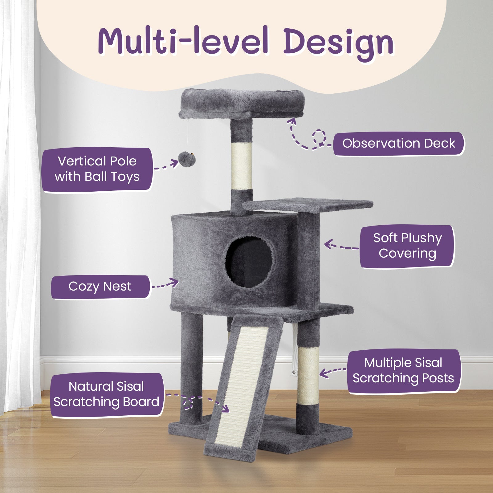 Trapezoidal Cat House