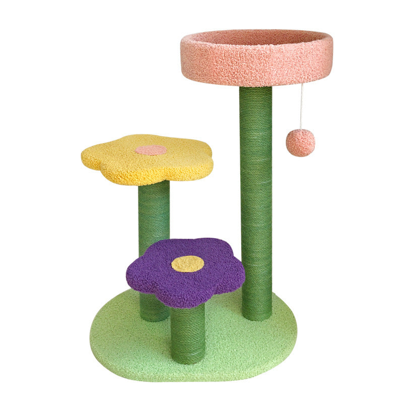 Cat Tower Scratch Board Wear-resistant Climbing Tree