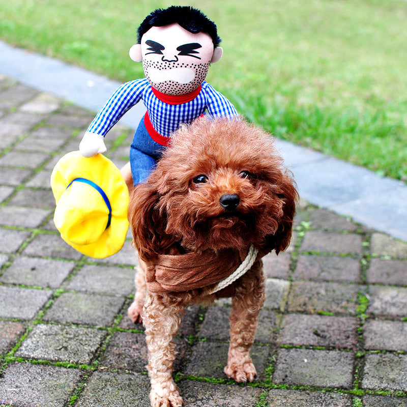 Red Hair Halloween Pet Dog Costume