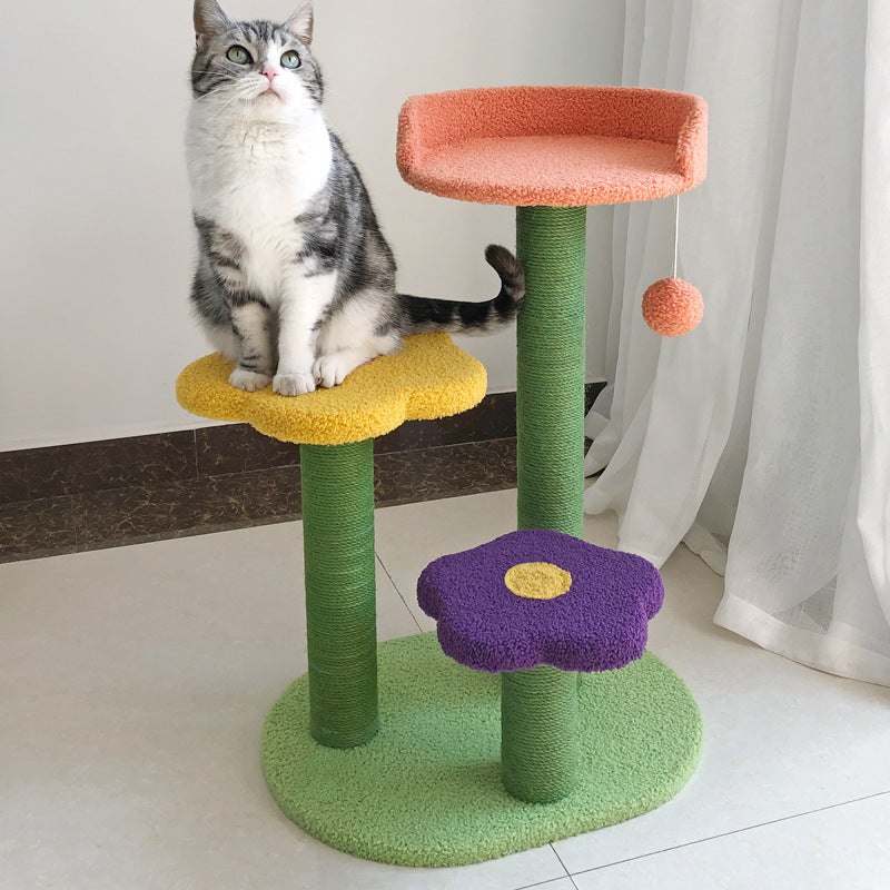 Cat Tower Scratch Board Wear-resistant Climbing Tree