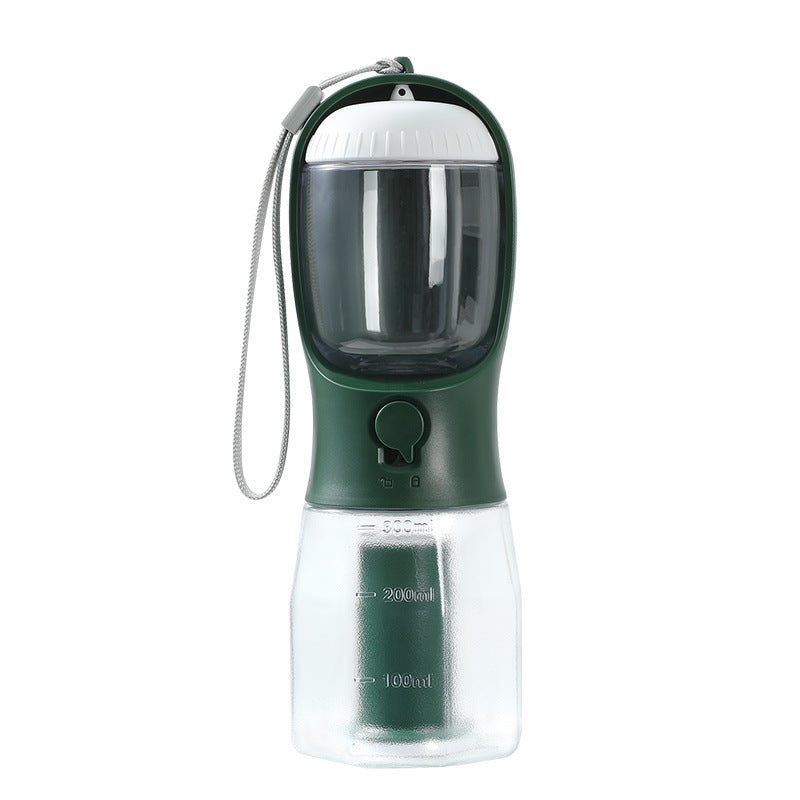 3-in-1 Portable Pet Water Bottle – Hydrate, Feed & Clean on the Go