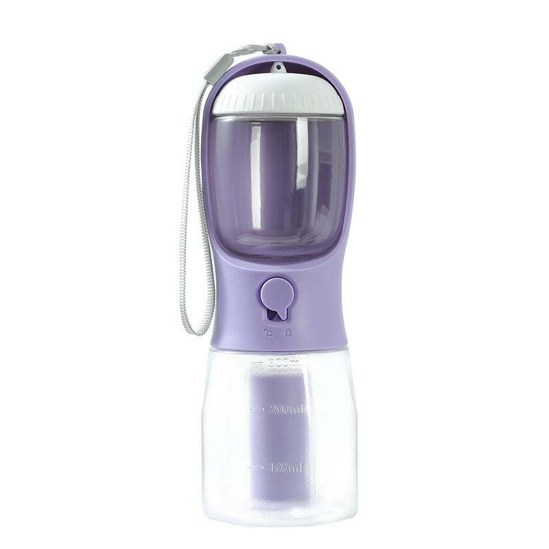 3-in-1 Portable Pet Water Bottle – Hydrate, Feed & Clean on the Go