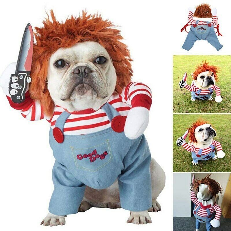 Red Hair Halloween Pet Dog Costume