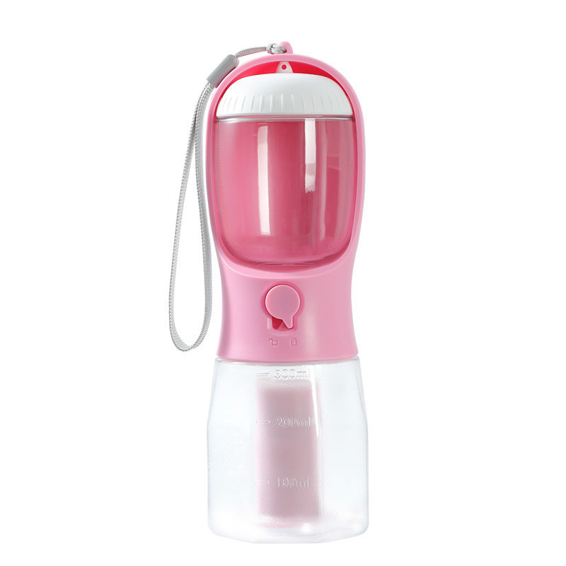 3-in-1 Portable Pet Water Bottle – Hydrate, Feed & Clean on the Go